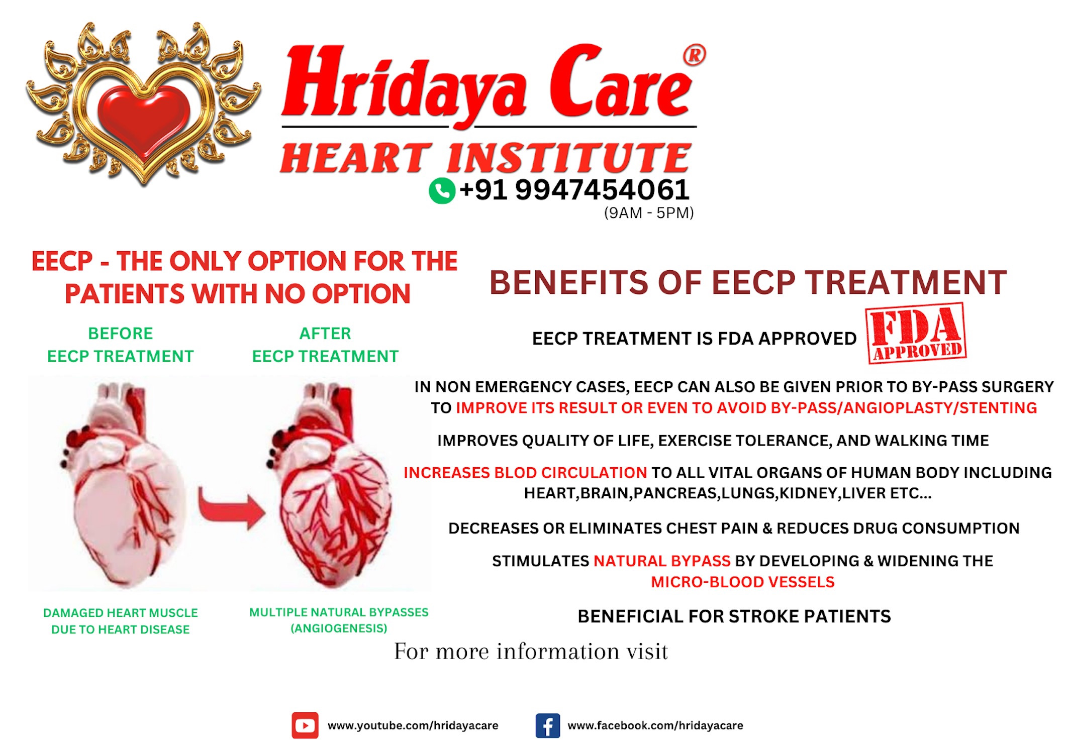 HridayaCare Poster with info HridayaCare Poster with info